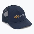 Czapka z daszkiem męska Alpha Industries Label Trucker rep.blue