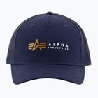 Czapka z daszkiem męska Alpha Industries Label Trucker rep.blue