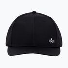 Czapka z daszkiem Alpha Industries Metal Label rep black/metalsilver