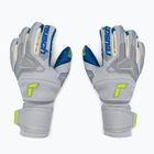 Rękawice bramkarskie Reusch Attrakt Freegel Fusion Ortho-Tec Goaliator vapor gray/safety yellow/blue