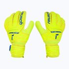 Rękawice bramkarskie Reusch Attrakt Solid safety yellow/deep blue/white
