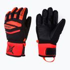 Rękawice narciarskie dziecięce Reusch Worldcup Warrior Prime R-TEX XT black/fluo red