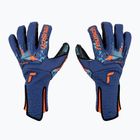 Rękawice bramkarskie Reusch Attrakt Fusion Strapless AdaptiveFlex true blue/schocking orange/black