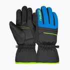 Rękawice narciarskie dziecięce Reusch Alan Junior black/brilliant blue/safety yellow