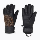 Rękawice narciarskie damskie Reusch Beatrix R-Tex XT black/brown leopard