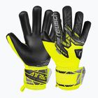 Rękawice bramkarskie dziecięce Reusch Attrakt Gold X NC Junior safety yellow/silver/black