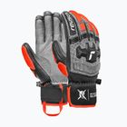 Rękawice narciarskie Reusch Worldcup Warrior DH black/silver/fluo red