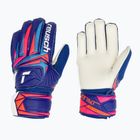 Rękawice bramkarskie dziecięce Reusch Attrakt Solid Junior sharp blue/white/shocking orange