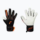 Rękawice bramkarskie Reusch Attrakt Advance Finger Support black/shocking orange