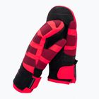 Rękawice narciarskie dziecięce ZIENER Liwani Aquashield PR Mitten wine red/neon pink