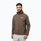 Kurtka przeciwdeszczowa męska Jack Wolfskin Prelight 2L Ins cold coffee