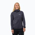 Bluza polarowa damska Jack Wolfskin Kolbenberg Hooded Fz graphite