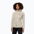 Bluza polarowa damska Jack Wolfskin Rotwand Hooded Fz seal