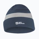 Czapka zimowa dziecięca Jack Wolfskin Stripy Knit midnight sky