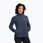 Bluza polarowa damska Jack Wolfskin Taunus 100 Full Zip midnight sky