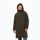 Płaszcz puchowy damski Jack Wolfskin Marienplatz Coat obsidian moss