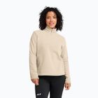 Bluza polarowa damska Jack Wolfskin Taunus 100 Full Zip oyster