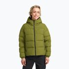 Płaszcz puchowy damski Jack Wolfskin Frozen Palace khaki green