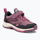 Buty dziecięce Jack Wolfskin Vili Hiker Texapore Low ash mauve