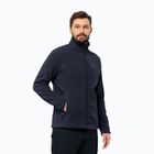 Bluza polarowa męska Jack Wolfskin Winterstein Fz night blue