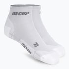 Skarpety kompresyjne męskie CEP Ultralight Low Cut carbon white