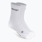 Skarpety kompresyjne męskie CEP Ultralight Short carbon white