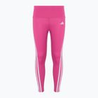 Legginsy dziecięce adidas Essentials Aerorady 3-Stripes High Waisted semi lucid fuchsia/white