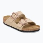 Klapki dziecięce BIRKENSTOCK Arizona Flowers Kids Birko-Flor sandcastle