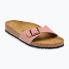 Klapki damskie BIRKENSTOCK Madrid Birkibuc Narrow pink clay