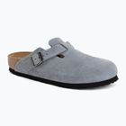 Klapki BIRKENSTOCK Boston Suede Leather stone blue