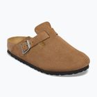 Klapki BIRKENSTOCK Boston Suede Leather dark tea