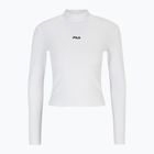 Longsleeve damski FILA Linnuse Cropped Turtle Neck bright white