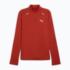 Bluza do biegania męska PUMA Run Cloudspun 1/4 Zip mars red