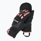 Rękawice narciarskie dziecięce ZIENER Luron Aquashield PR Mitten black/pink vani