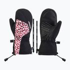 Rękawice narciarskie dziecięce ZIENER Lavalino-Z Aquashield AW Mitten black/red leo