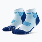 Skarpety kompresyjne damskie CEP Run Low Cut 5.0 ice/blue