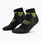 Skarpety kompresyjne damskie CEP Run Low Cut 5.0 black/lime