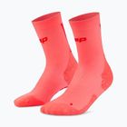 Skarpety damskie CEP Ultralight Mid Cut 4.0 neon coral/red