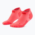 Skarpety kompresyjne męskie CEP Ultralight No Show 4.0 neon coral/red