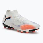 Buty piłkarskie męskie PUMA Future 8 Pro FG/AG puma white/puma black/glowing red