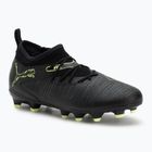 Buty piłkarskie dziecięce PUMA Future 8 Match FG/AG Jr puma black/fizzy light/green terrain