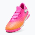 Buty piłkarskie PUMA Future 9 Match Fusion TT poison pink/puma wht/sun stream/bright aqua/puma blk