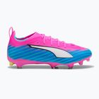 Buty piłkarskie dziecięce PUMA Ultra 6 Pro Jr FG/AG poison pink/puma wht/sunstream/bright aqua/puma blk