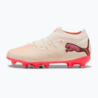 Buty piłkarskie dziecięce PUMA Future 9 Pro FG/AG Jr sugared almond/puma white/ultra red/puma black