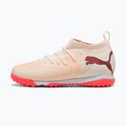 Buty piłkarskie dziecięce PUMA Future 9 Match TT+ Mid Jr sugared almond/puma white/ultra red/puma black