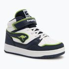 Buty dziecięce KangaROOS K-CP Dunkin Mid EV dark navy/lime