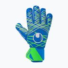 Rękawice bramkarskie uhlsport Aquagrip HN pacific blue/fluo green/w