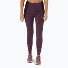 Legginsy do biegania damskie ASICS Nagino Run dark aubergine heather