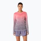 Longsleeve do biegania damski ASICS Seamless coral reef/greyish purple