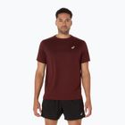 Koszulka do biegania męska ASICS Core dark red planet
